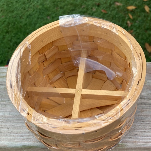 Natural Woven Round Planter Flower Pot Basket Boho Bohemian 5" x 4” - Picture 5 of 8